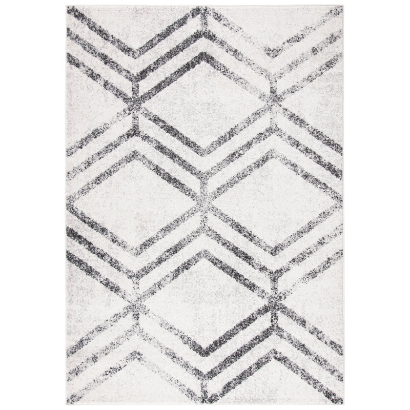 Shenfield Geometric Area Rug, Rectangle 183 x 274cm