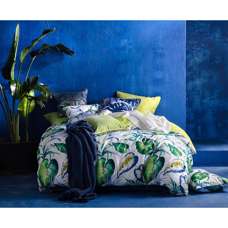 Sacramento Floral Duvet Cover Set with Pillowcases, Double - 2 Pillowcases (80 x 80 cm)