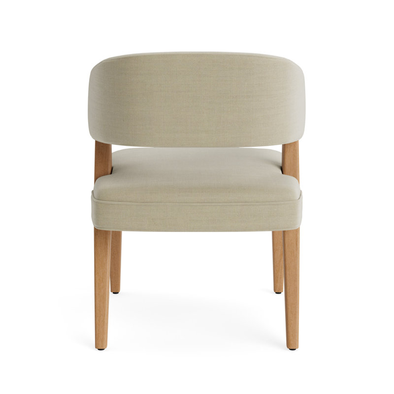 Keane Dining Chair, Performance Linen - Flax, Natural