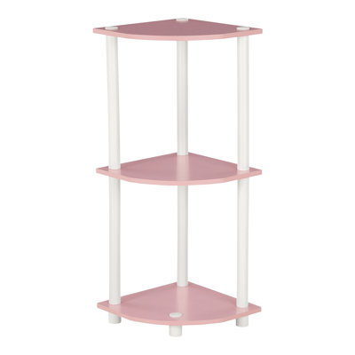 75.2cm H x 29.5cm W Corner Bookcase
