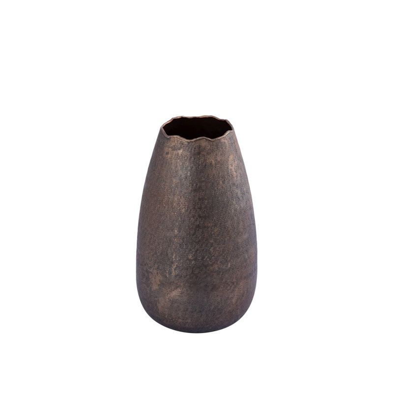 Annedore Ceramic Pot Planter, Copper, 30cm H x 17cm W x 17cm D