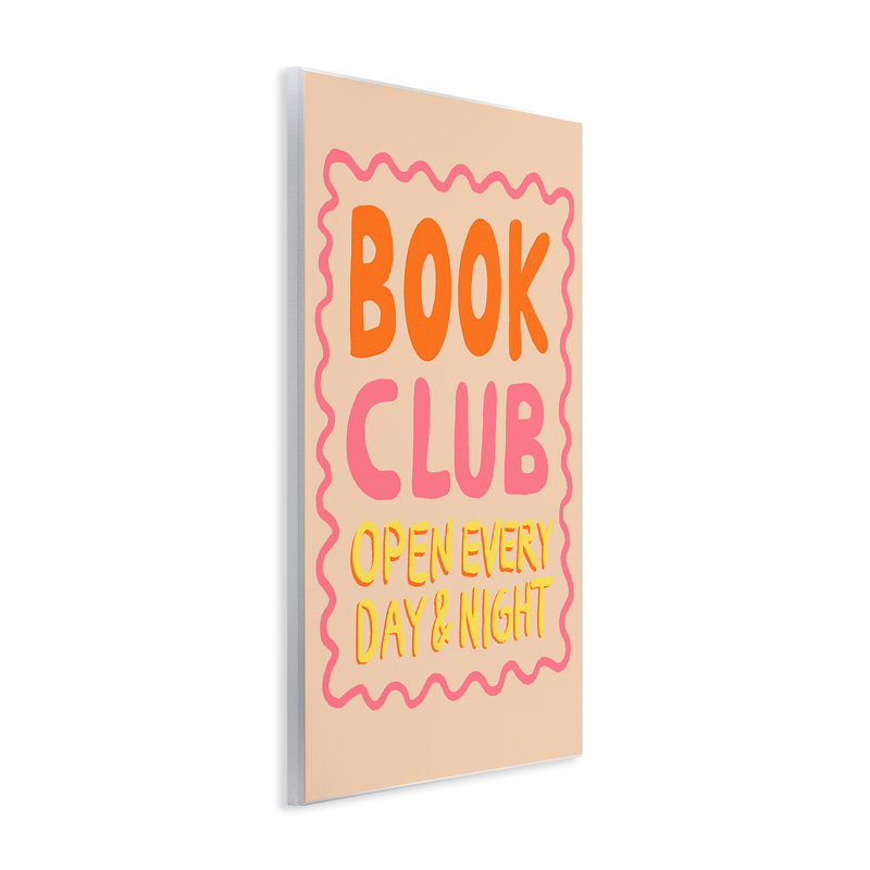 Plaque murale Book Book Day & Night, design par Florentina Dolci, H 15 po x l 10 po