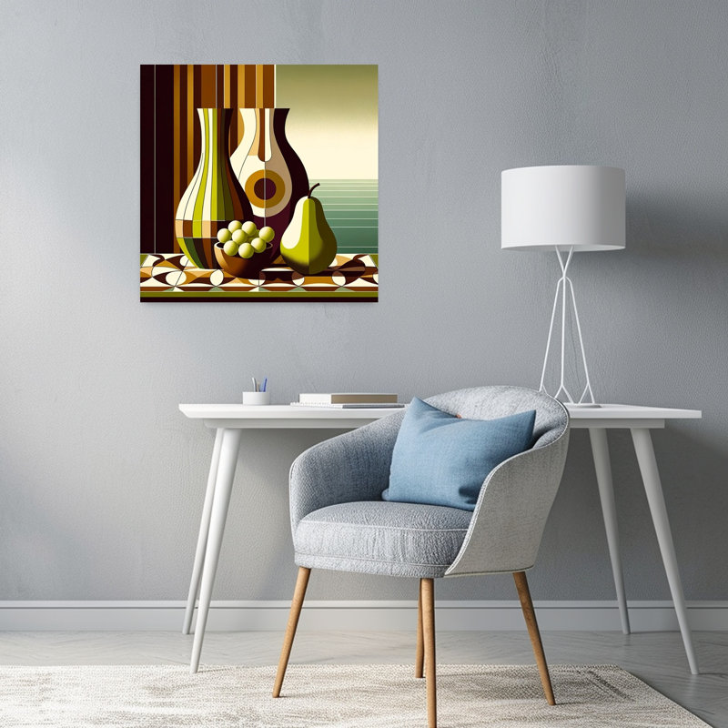 Art contemporain, art moderne de fruits, H 24 po x l 24 po
