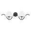 2 - Linen Light Shade Wall Light