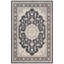 Tapis Poplar2 traditionnel à médaillon délavé, style persan, gris ivoire et beige, lavable à la machine, antidérapant, à poils courts, pour l'intérieur et l'extérieur, adapté aux animaux domestiques, idéal pour le salon, la chambre, la salle à manger, l'entrée, le couloir ou le bureau.-1247353521
