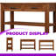 Buffet console 42 po avec 2 tiroirs de rangement et 2 tablettes ouvertes