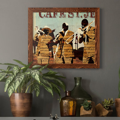 Café St. Jean - reproduction d'art sur toile