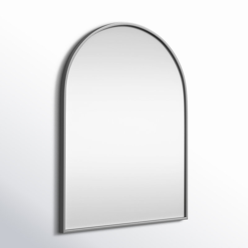 Miroir mural Sabine, Argent, 36 po x 27 po