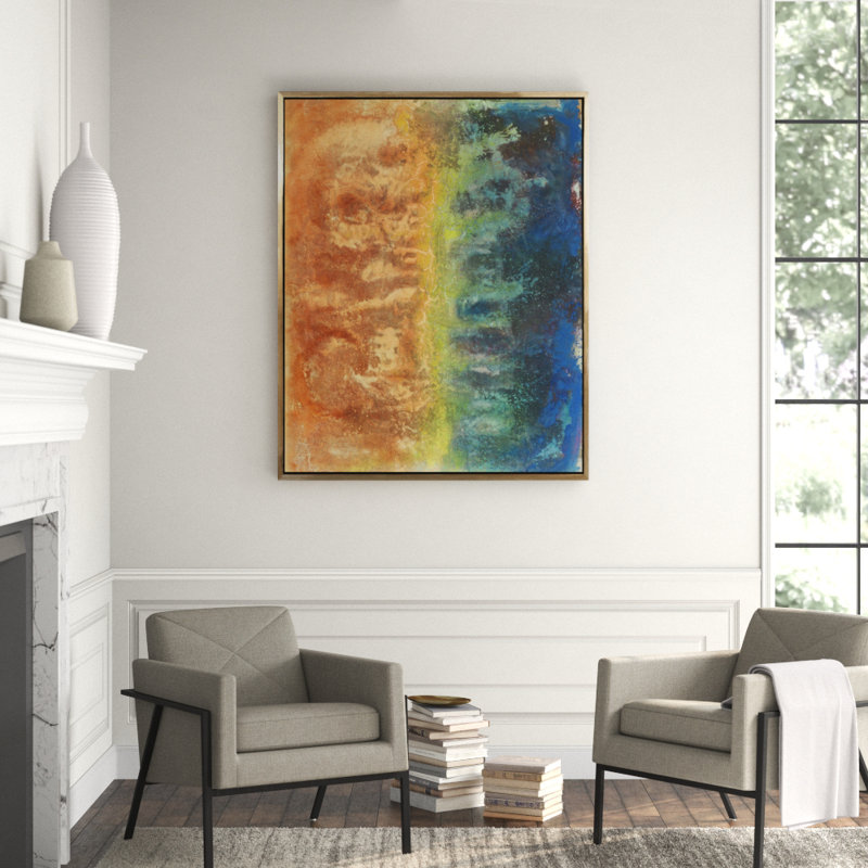 Divided Painting, 48" H x 36" W x 2.25" D