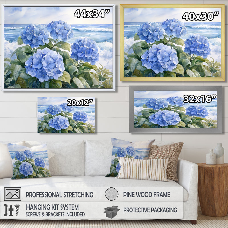 Ioab - Floral Wall Art, Reproduction encadrée d'une seule photo, Noir, noir, noir, noir, H 12 po x l 20 po