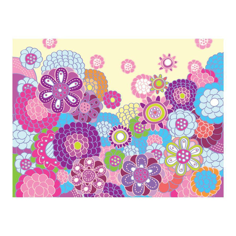 Murale «Happy Meadow», L 106 po x l 137 po