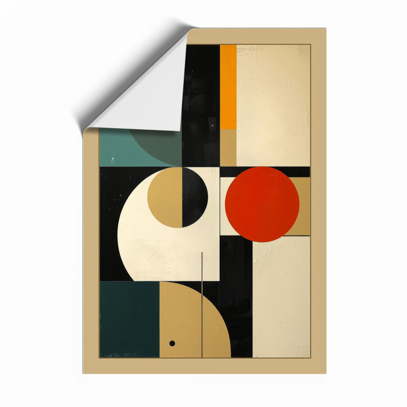 Harmony Geometric - Framed Print, A2 - 59.4 x 42.0 cm, Unframed