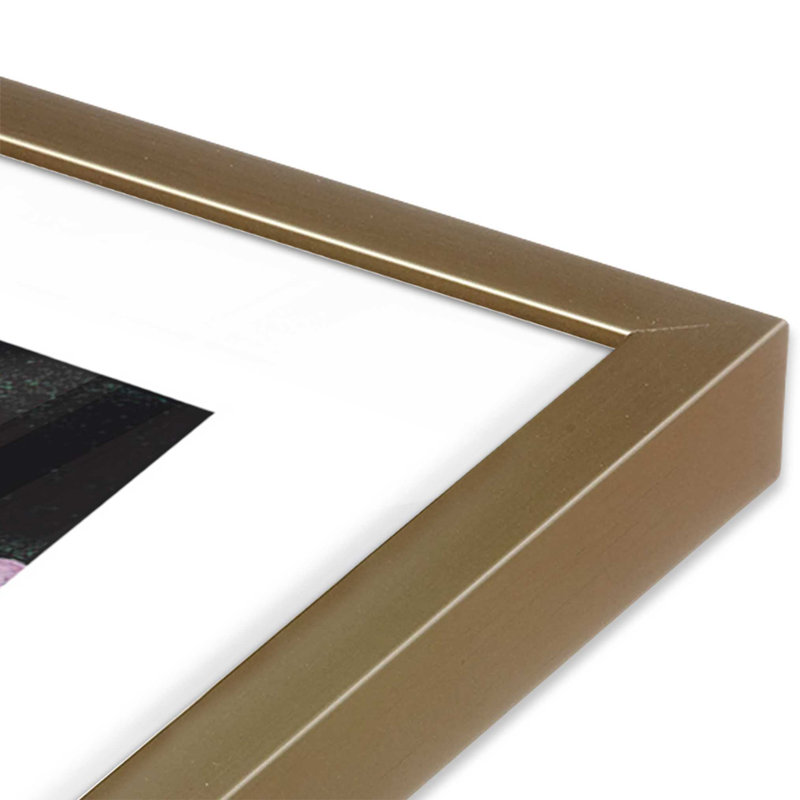«Evening Bouquet Elegance I Print» , H 15,25 po x l 12,25 po, Or brossé