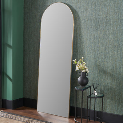 Stainless Steel Arch Wall Mirror