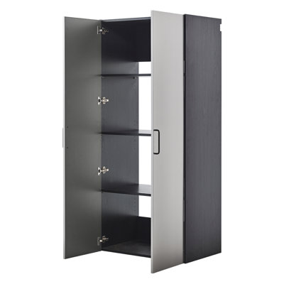 Astro Series 32 po X P 79 po H 20 po D Armoire de rangement murale en métal, armoire