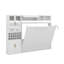 Lit escamotable double avec canapé, port USB, tablettes et lumière-877909447-877909446