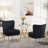 Accent Side Chair With Gold Legs-558270923