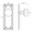 Plaque avec bouton de porte New York New York-15386284