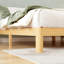 Ruberta 10" High Solid Wood Platform Bed, Bamboo Material, Easy Assembly, No Squeak-468759446
