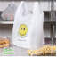 Sacs à emporter visage en plastique 10 x 5 x 18 Ecoqualité 1/8 Ecoqualité pour livraison, épicerie et restaurant (720)