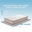 Matelas hybride à ressorts 6 po dans une boîte, matelas à ressorts en mousse souple moyenne avec isolement de mouvement et soulagement de la pression | Idée de cadeau