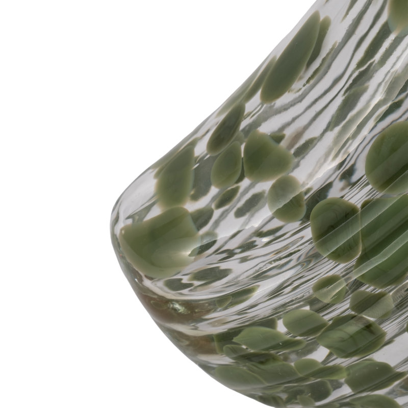 Dakota Fields Curran Art Glass Bottle, Green, 20" H x 13" W x 13" W
