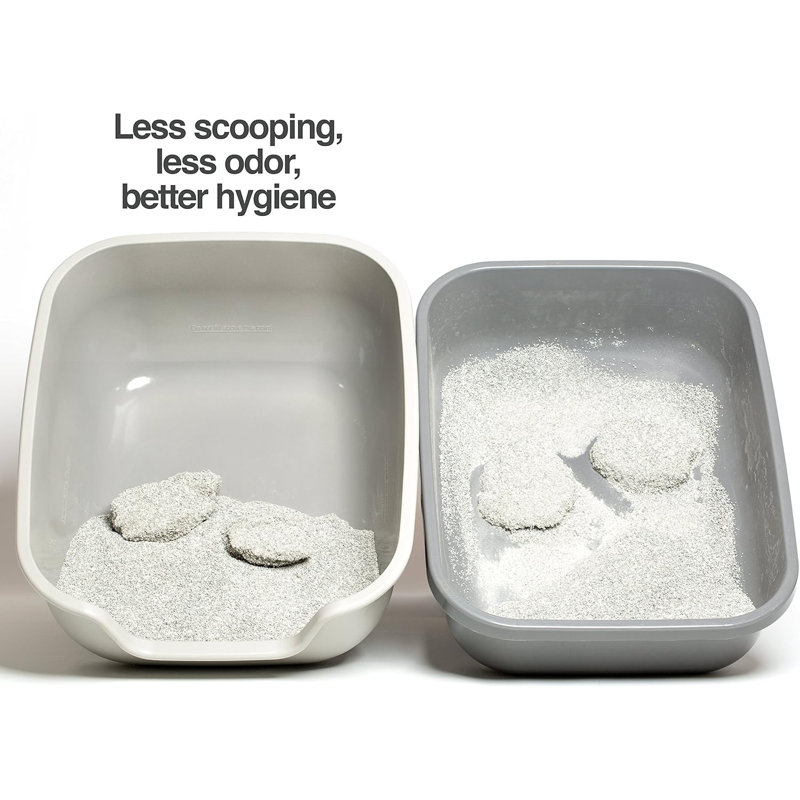 BetterBox Non-Stick Large Litter Box, Pet Safe Coating for Easier Cleaning
