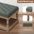 48" Wide Tufted Rectangle Cocktail Ottoman-1363179886-1363179887