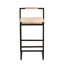 Chaise d'appoint en cuir avec comptoir-131275123-131275126