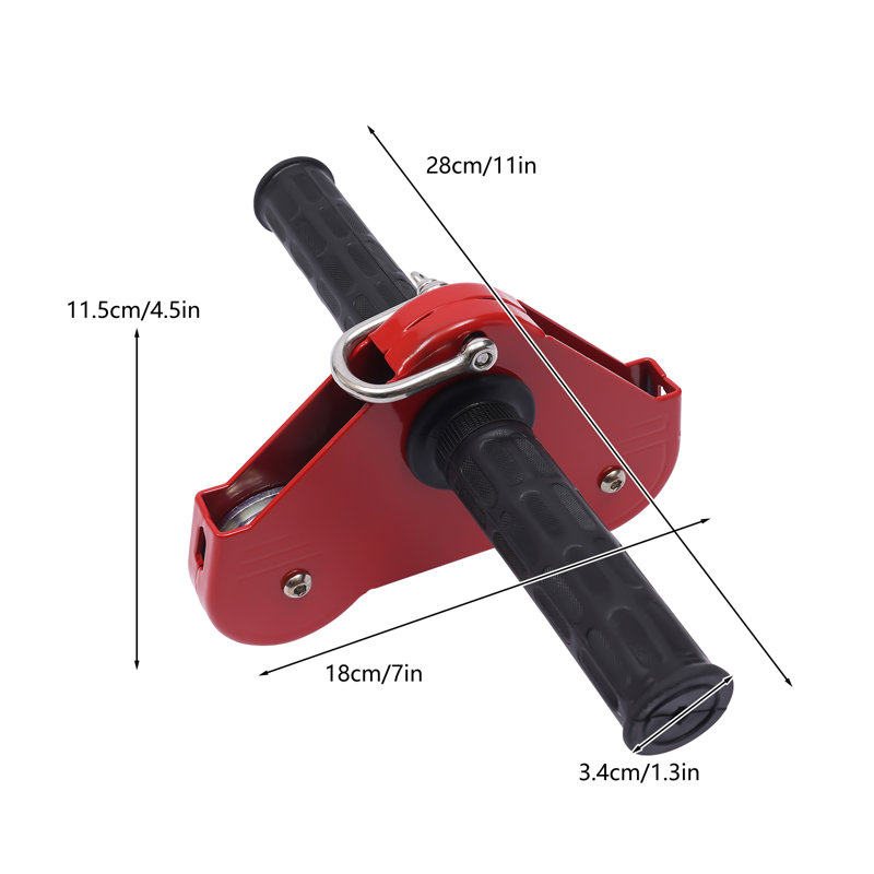 Ensemble de tyrolienne 120 pi avec frein à ressort en acier inoxydable