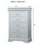 Meuble de rangement de style transitionnel 1Pc