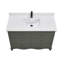 48" Cadet Finish Solid Wood Sink Vanity  With 1' Artificial Stone Top-1007424493