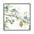 Toile avec cadre blanc