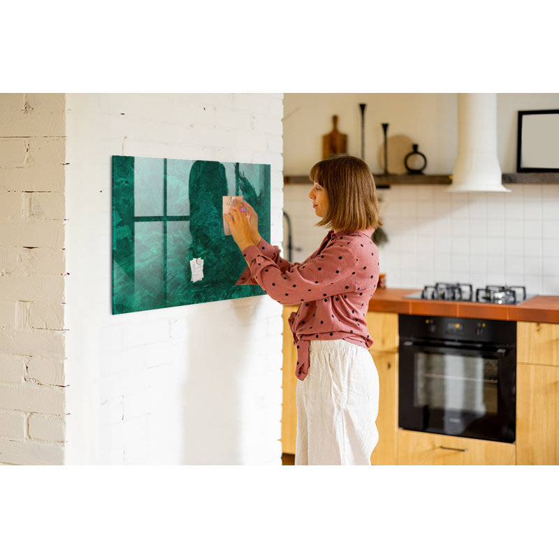 Magnetic Glass Photo Memo Board
