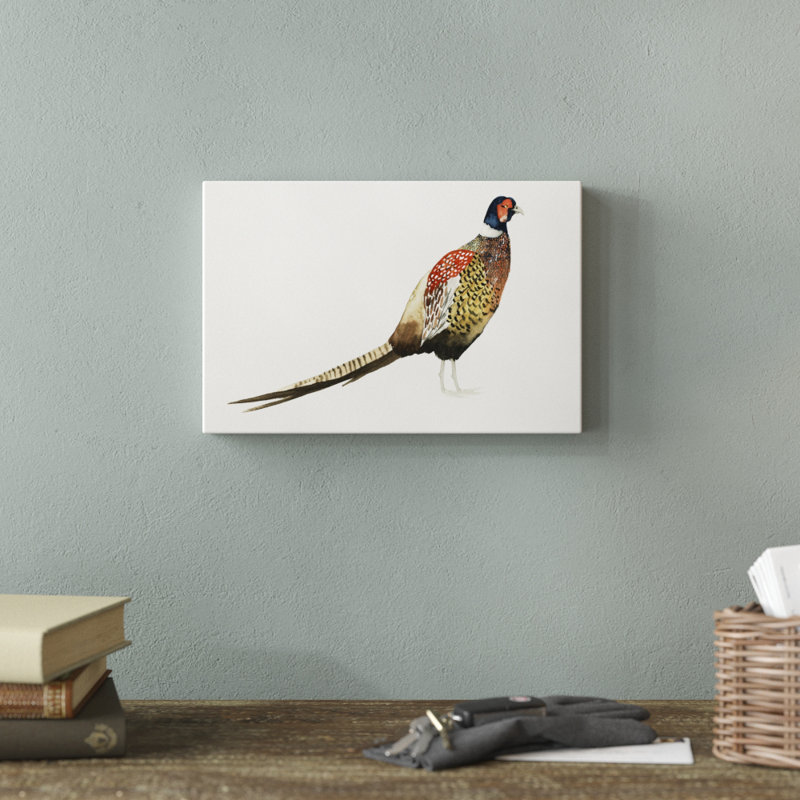 Pheasant I by Grace Popp - Painting Print, 20cm H x 30cm W, Wrapped Canvas