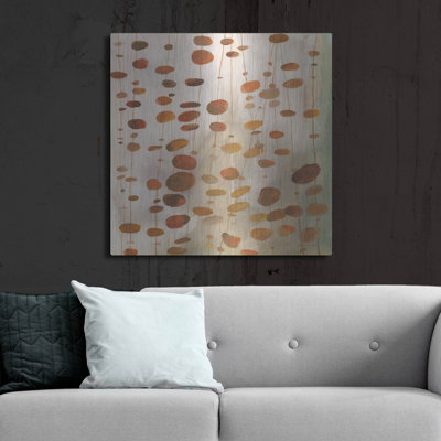 Latitude Run® 'Ziplines' by Danhui Nai Metal Wall Art