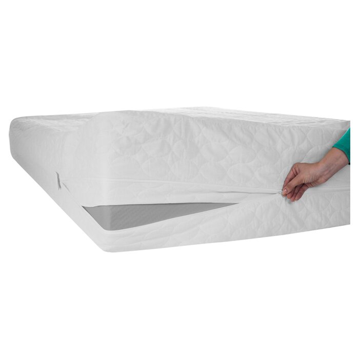 Remedy Bed Bug Dust Mite Cotton Mattress Protector - Queen