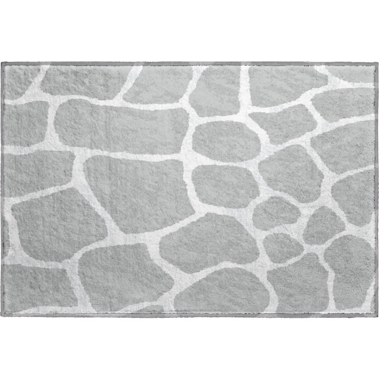Premium Machine Washable Kishonna AMF45 Gray Rug