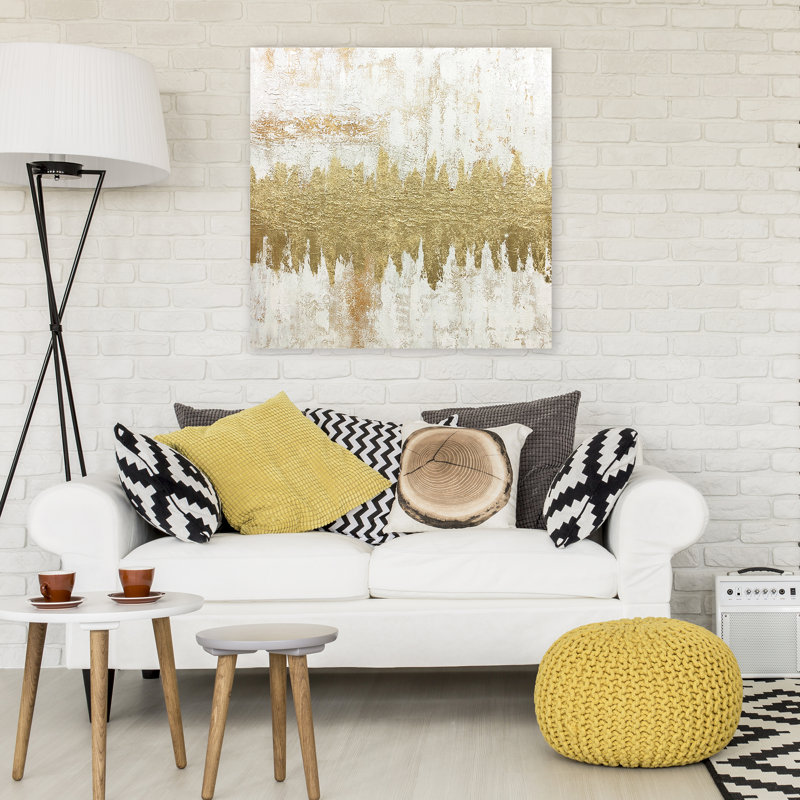 Impression sur toile tendue, H 40 po x l 40 po x P 1,5 po