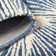 NICOLE MILLER NEW YORK Kendall Fluted Geo Handcrafted Wool Area Rug Navy Blue