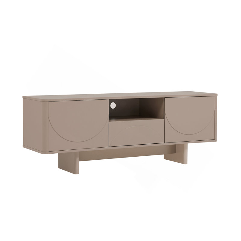 Ella 59" TV Stand In Mocha, Mocha