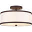 Plafonnier semi-encastré en tissu Enda-88400137-88400140-88400141