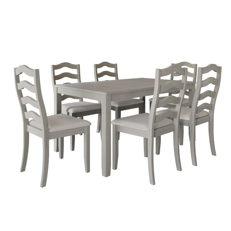 Ensemble repas 6 personnes Ocossio, Blanc