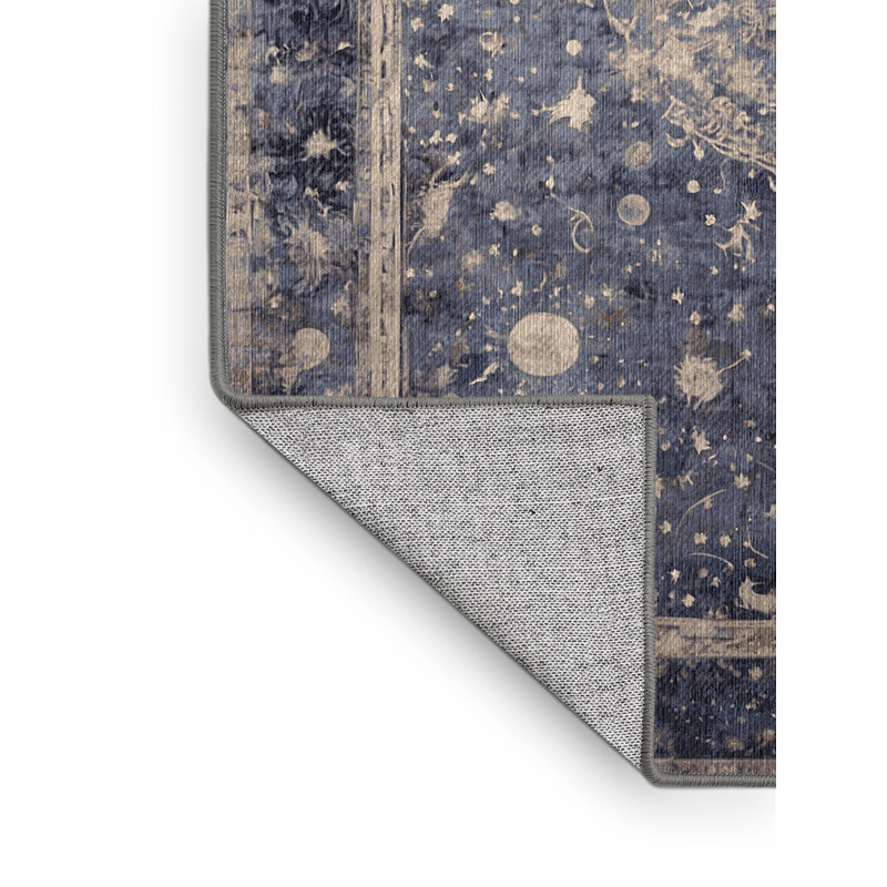 Tapis gris lavable à la machine