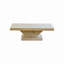 Table basse moderne de 47 po à pieds croisés, conception robuste en forme de X, placage en bois massif, grande table centrale de salon avec amplement d'espace de rangement-1469966971