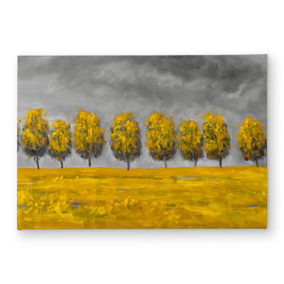 Trees in a Field Door Mat | Indoor Outdoor Home Decor