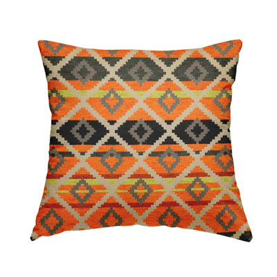 Detroit Geometric Square Cushion