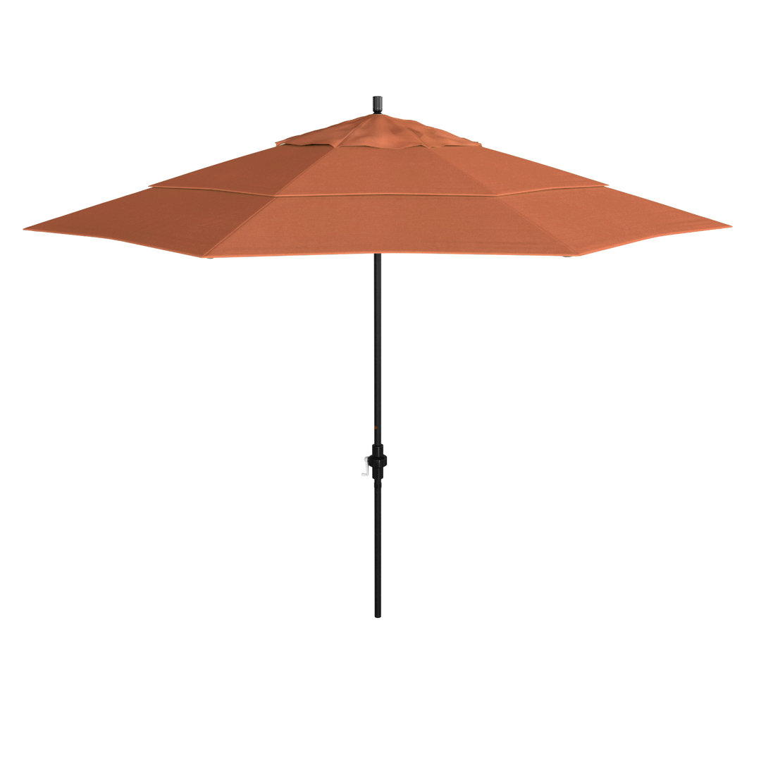 Jahnke 132'' Umbrella Sunbrella® Umbrella Freeport Park® Fabric 