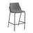 Upholstered Counter Stool with Metal Frame-907417096