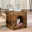 Rustic Industrial Cat Litter Box Enclosure